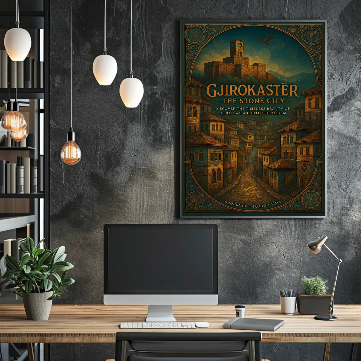 Gjirokastรซr The Stone City Poster