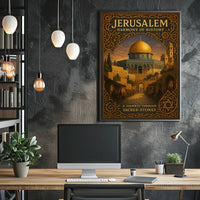 Jerusalem Harmony of History Poster