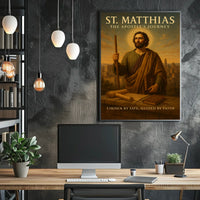 St. Matthias The Apostles Journey Poster