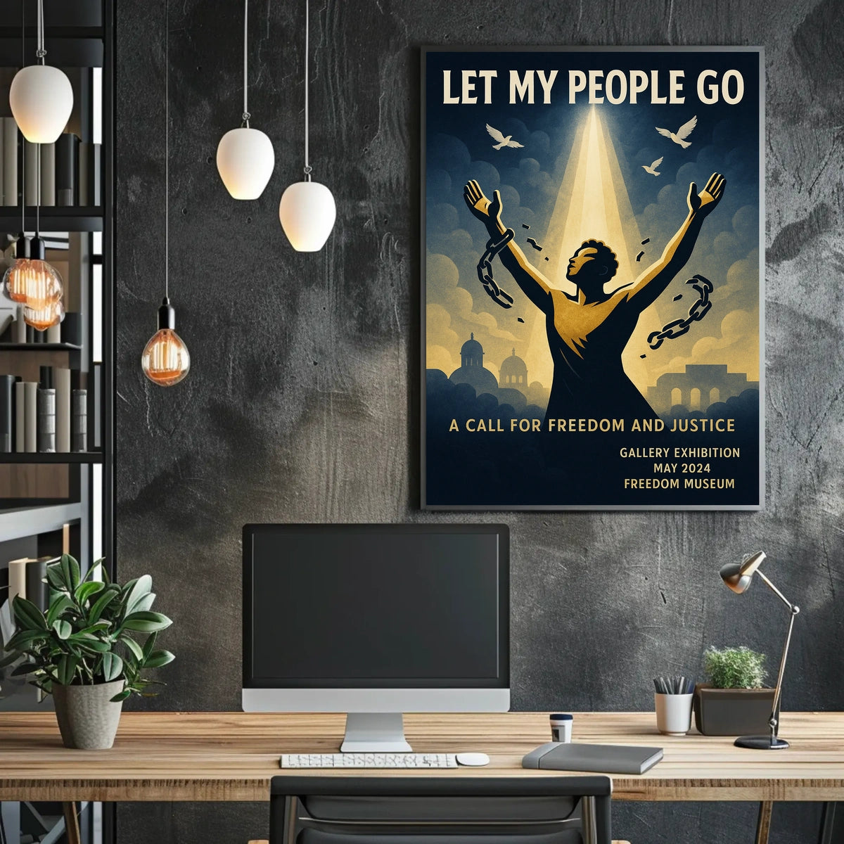 Let My People Go Gallery Exhibition Poster