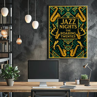 Jazz Nights The Roaring Twenties Poster
