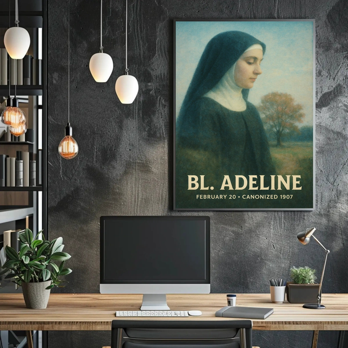 Bl. Adeline Canonized 1907 Poster