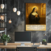 Saint Rita of Cascia Poster PosterGoat