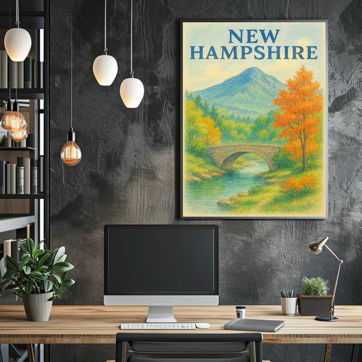 New Hampshire Scenic Poster