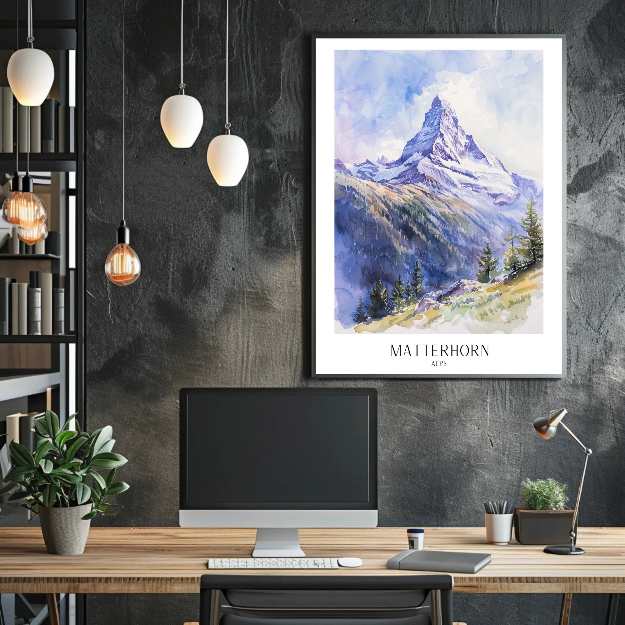 Majestic Matterhorn Poster PosterGoat