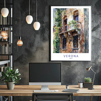 Verona Balcony Poster PosterGoat