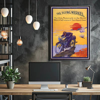 The Flying Merkel Poster PosterGoat