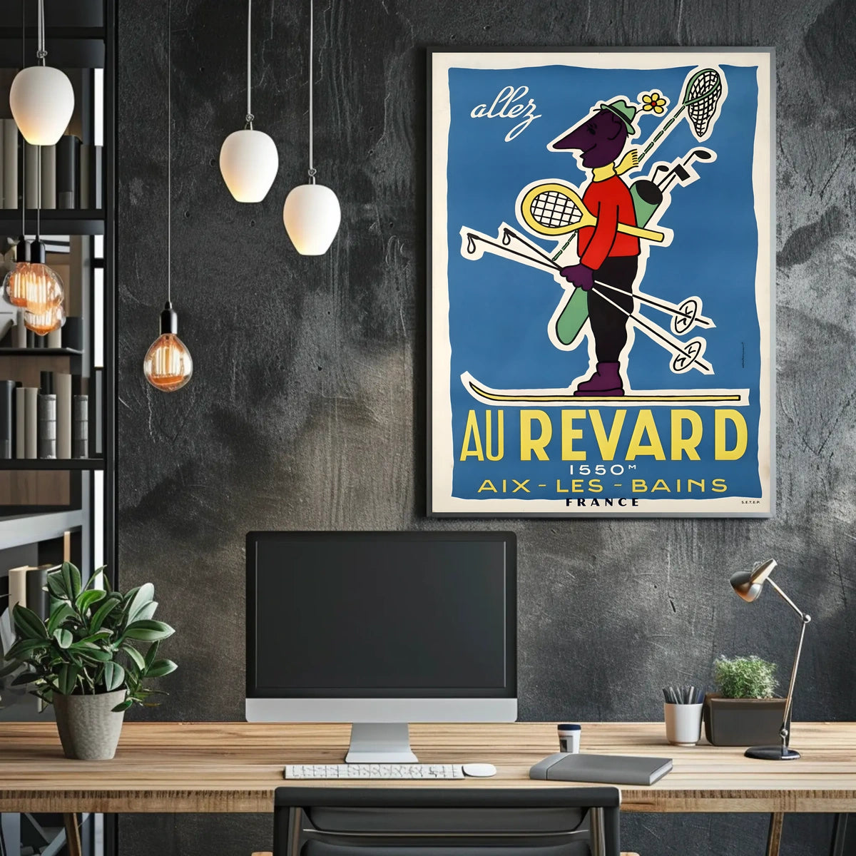 Allez Au Revard Aix-Les-Bains, France Poster