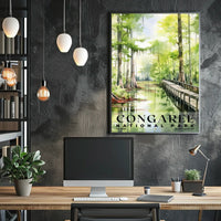 Congaree Watercolor Wall Art Poster