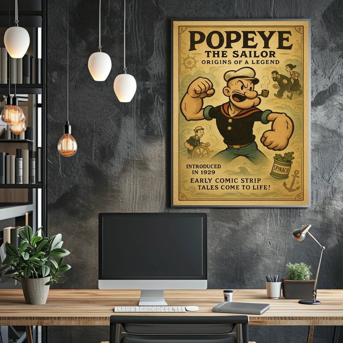 Popeye 1929 Art Poster POP-93