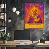 Saint John Chrysostom The Golden-Mouthed Preacher Poster PosterGoat
