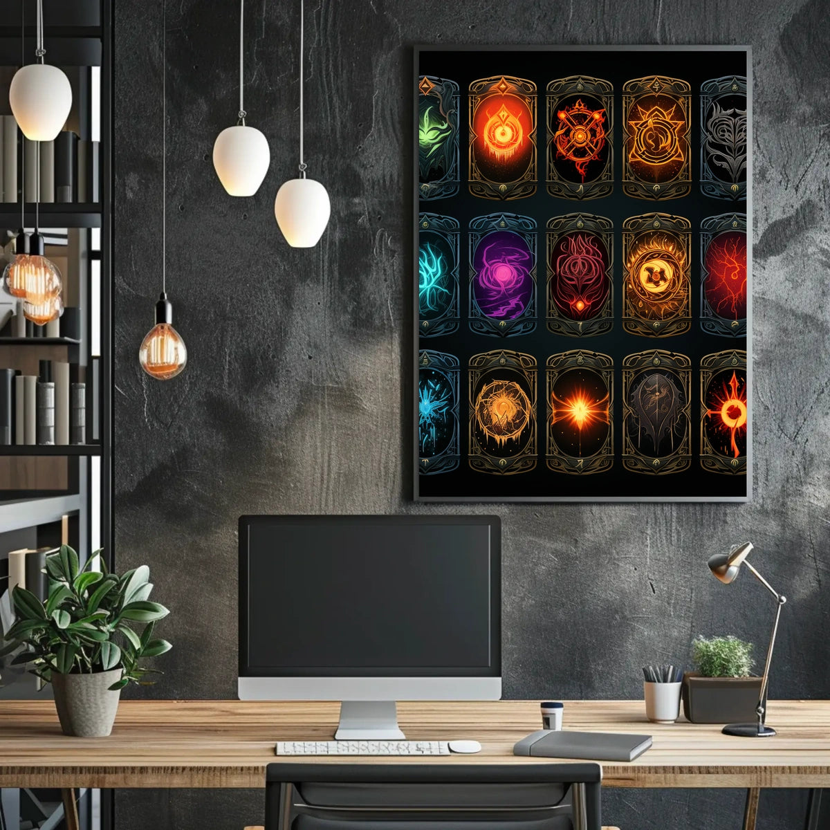 Mystical Symbols Collection Poster