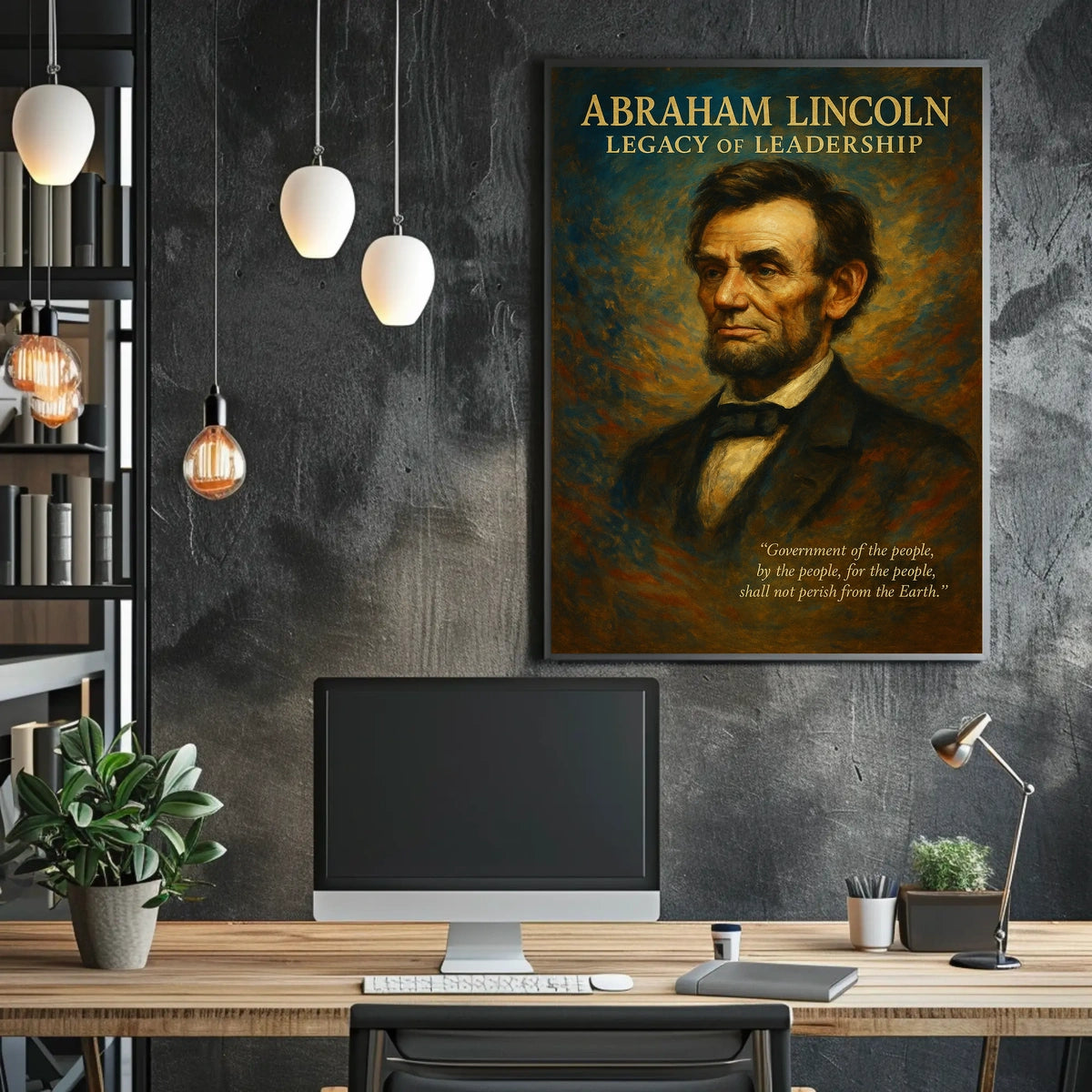 Abraham Lincoln Legacy of Leadership Poster