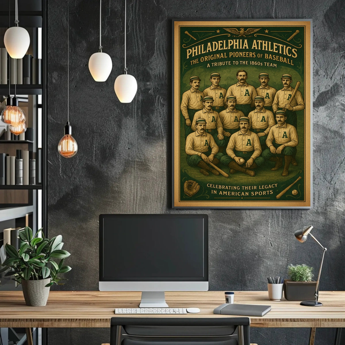 Philadelphia Athletics A Tribute To Poster
