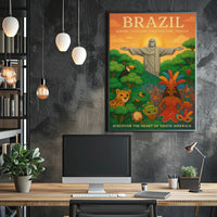 Discover the Heart of South America Poster