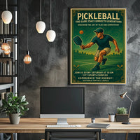 Pickleball The Game That Connects Generations Poster