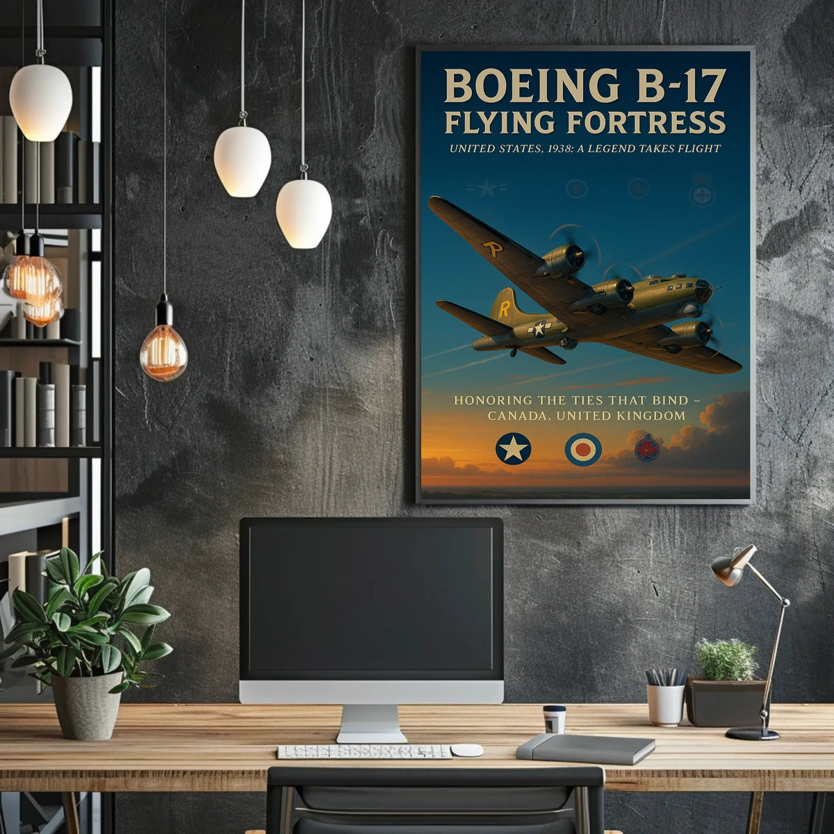 Boeing B-17 Flying Fortress Poster