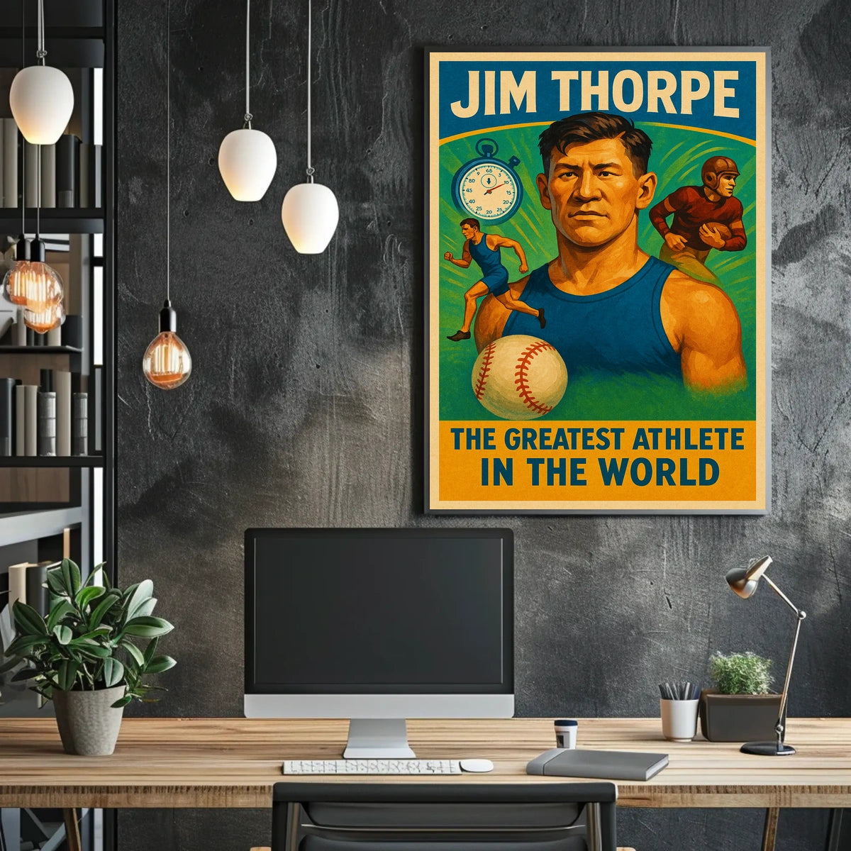 Celebrating a Legend The Greatest Athlete in the World Poster