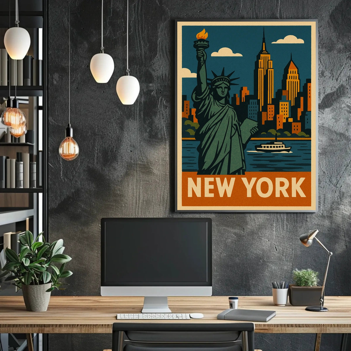 New York City Skyline Poster