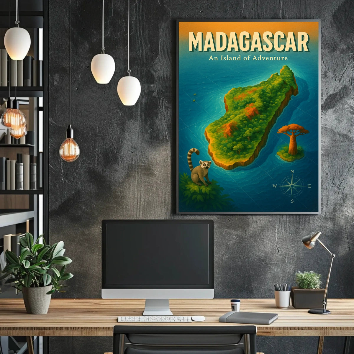 Madagascar An Island of Adventure Poster