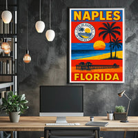 Welcome to Naples, Florida Poster PosterGoat