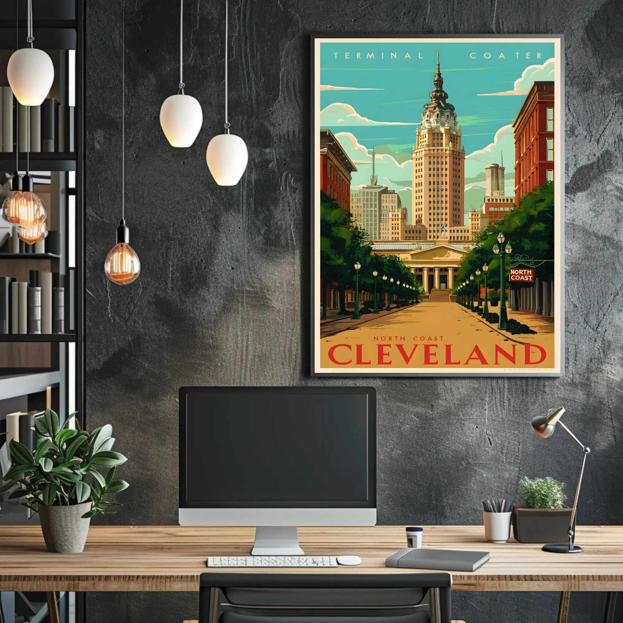 Discover Cleveland's Architectural Charm Poster