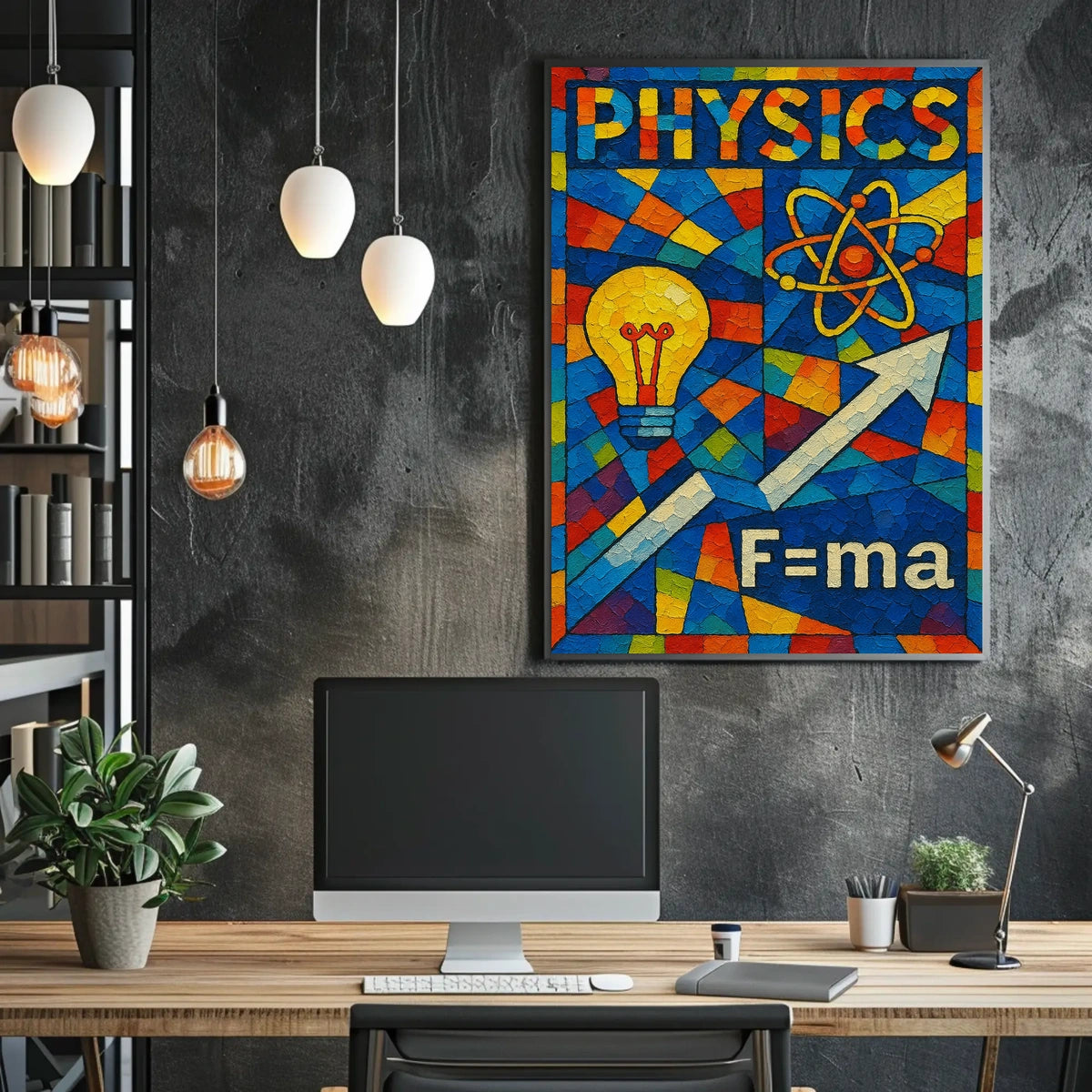 Physics In Motion Poster