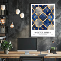 William Morris Cotton Prints Exhibition Poster