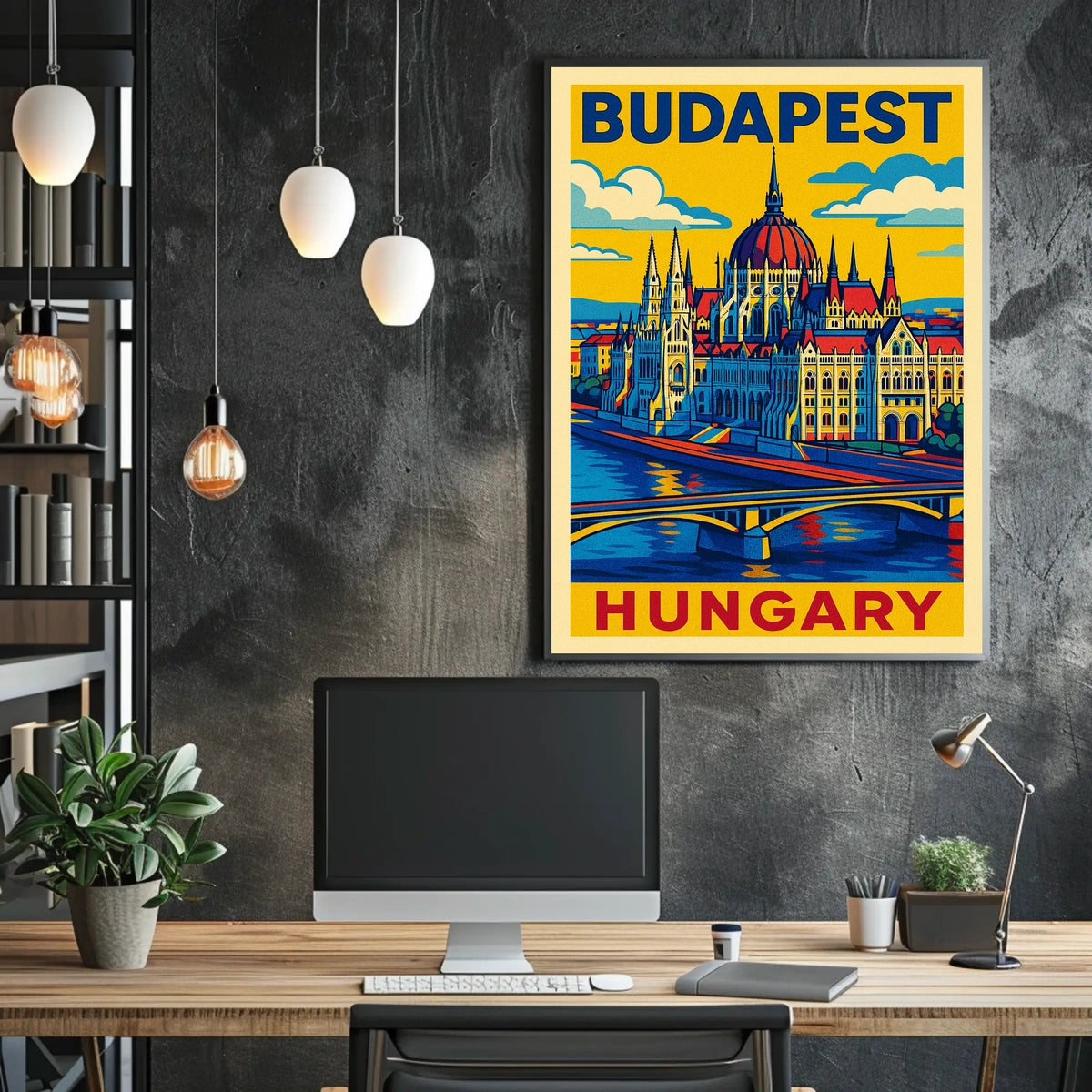 Budapest A Vibrant Tribute Poster