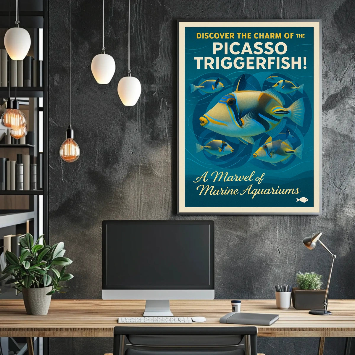 Discover the Charm of the Picasso Triggerfish Poster