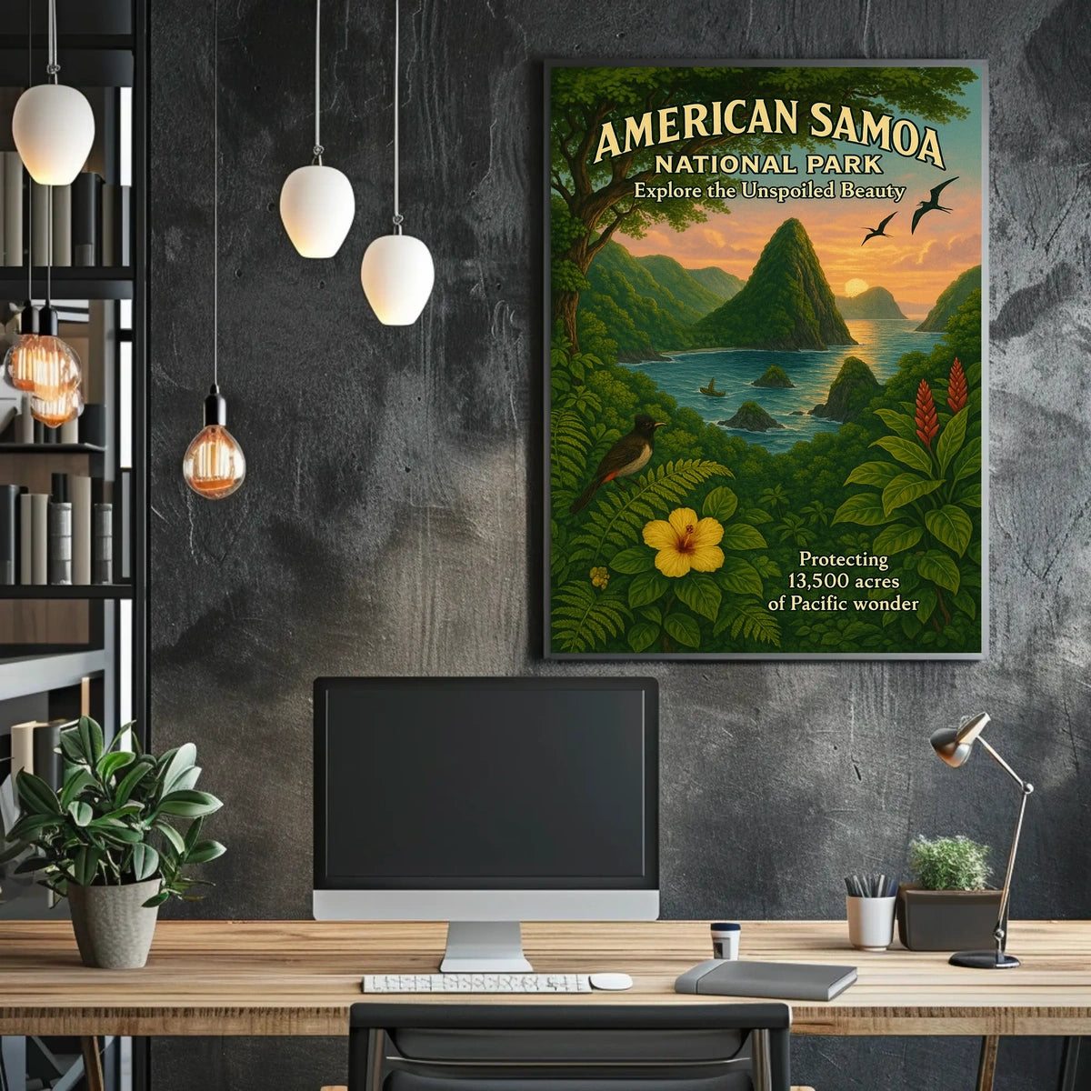 American Samoa National Park Poster