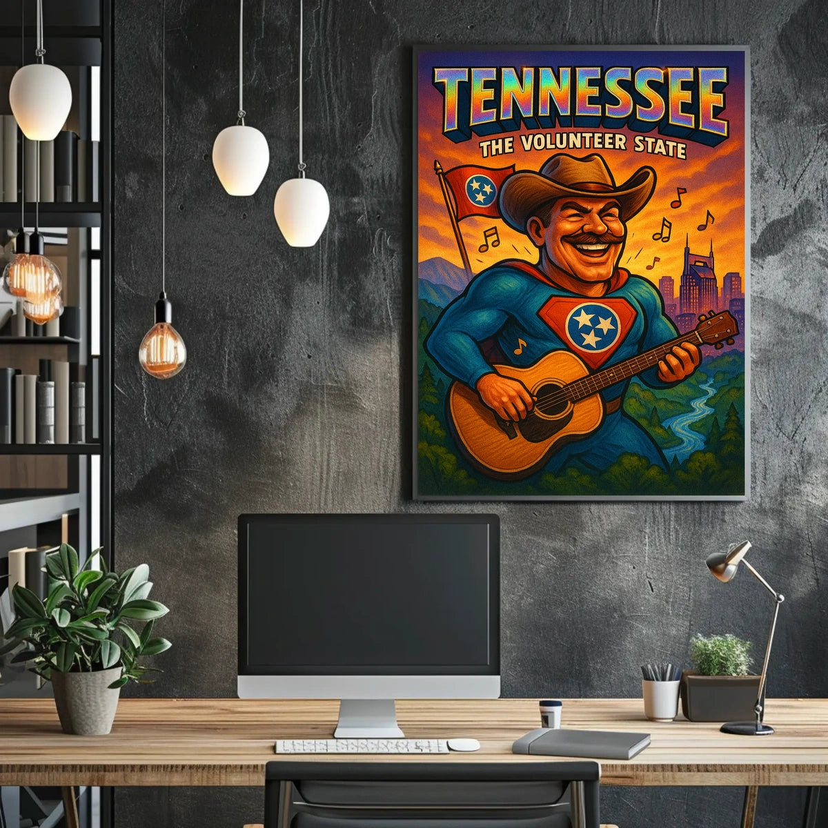 Tennessee The Volunteer State Poster