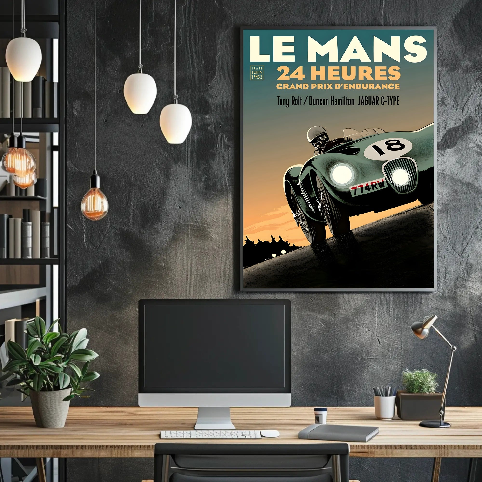 Le Mans 24 Heures 1953 Poster