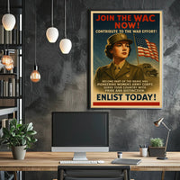 Enlist in the Women's Army Corps Poster