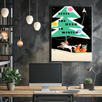 Visit the USSR in Winter Travel Poster PosterGoat