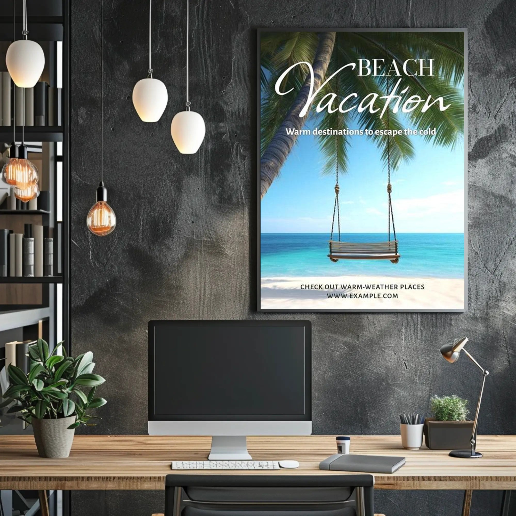 Beach Vacation Getaway Poster PosterGoat