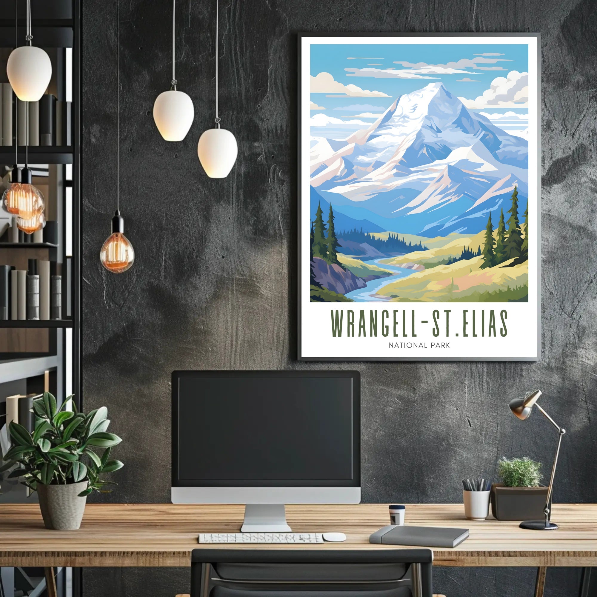 Wrangell St Elias National Park Poster Print