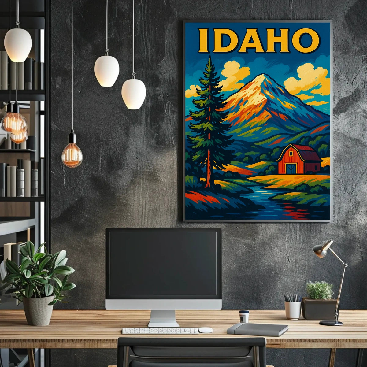Idaho Landscape Poster