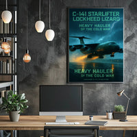 Lockheed C-141 Starlifter - Heavy Hauler of the Cold War Poster PosterGoat