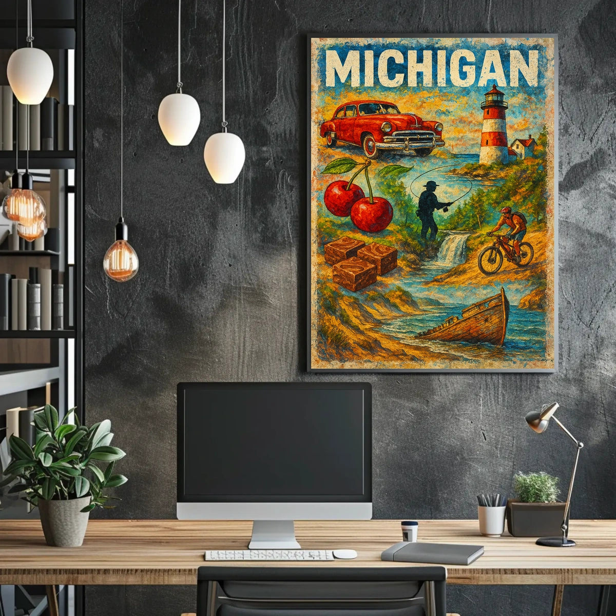 Discover Michigan Poster