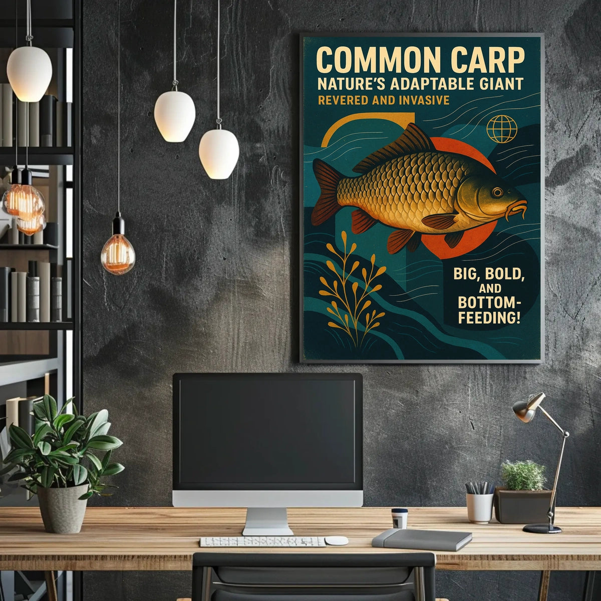 Common Carp Natures Adaptable Giant Poster