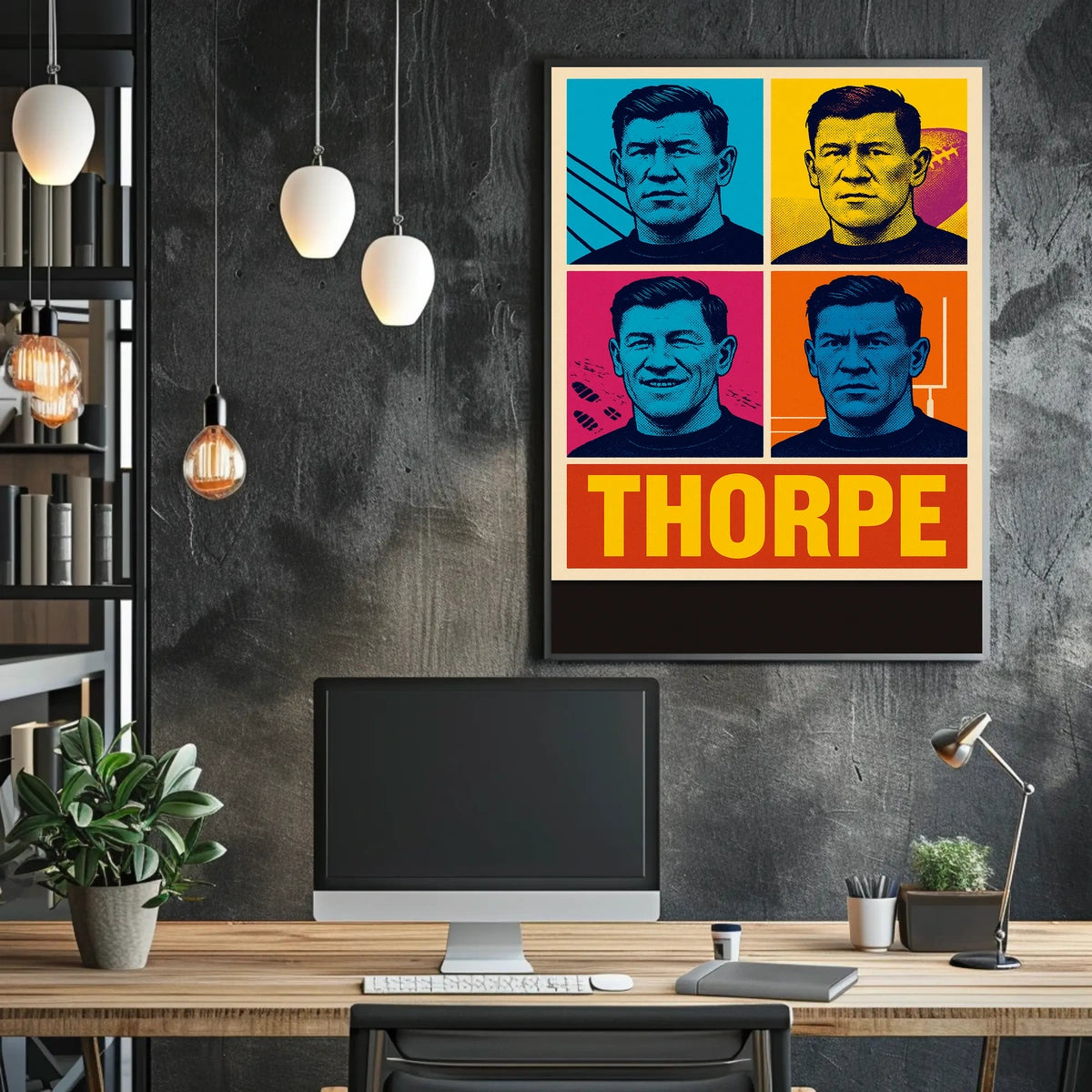 Thorpe Iconic Legacy Art Poster