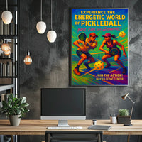 Experience the Energetic World of Pickleball Poster