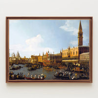 Venetian Celebration of Gondolas and Architecture Travel Poster