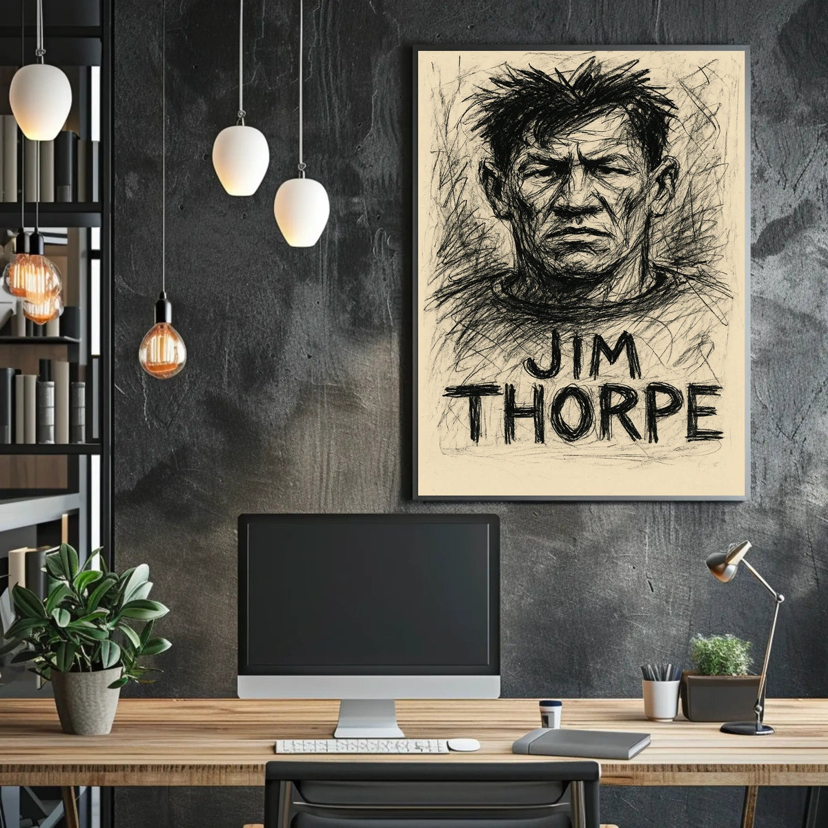 Jim Thorpe Portrait Poster
