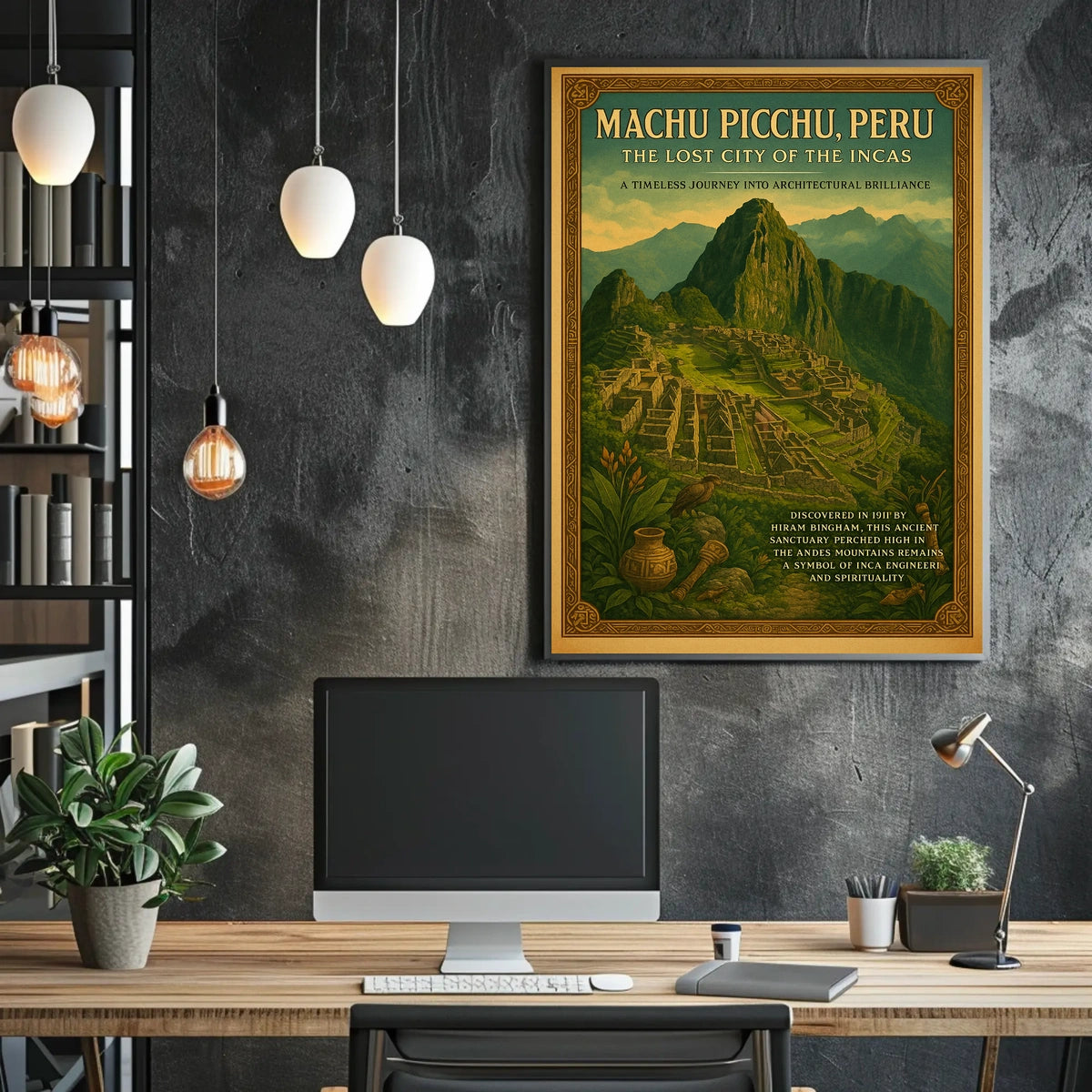 Machu Picchu The Lost City of the Incas Poster