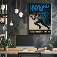 Howard Drew WorldS Fastest Man Poster