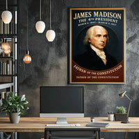 James Madison 4th President Poster PosterGoat