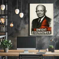 Dwight D. Eisenhower 34th President of the United States Reflections Poster