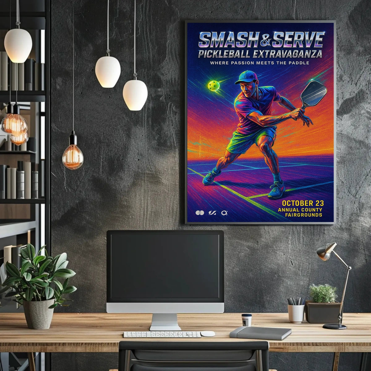 Pickleball Extravaganza Poster